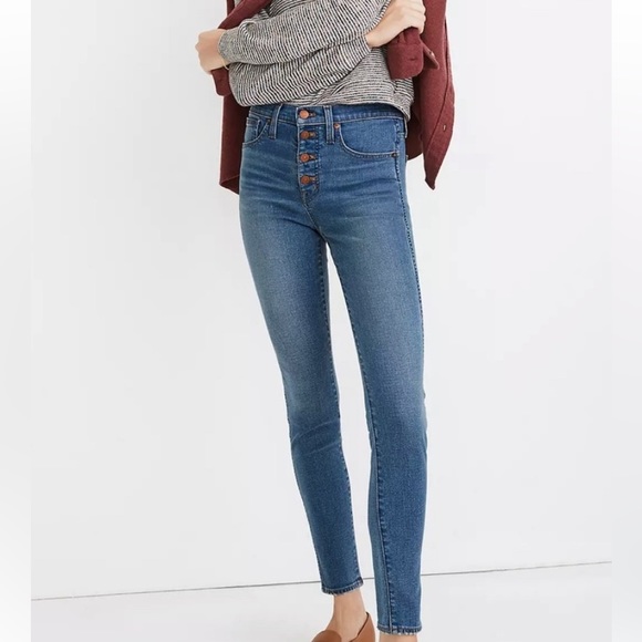 Madewell Denim - Madewell 10” High-Rise Skinny Jeans